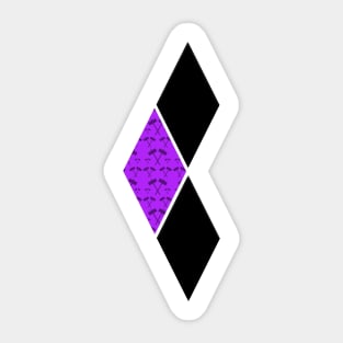 Harley Hammer Diamond (Purple) Sticker